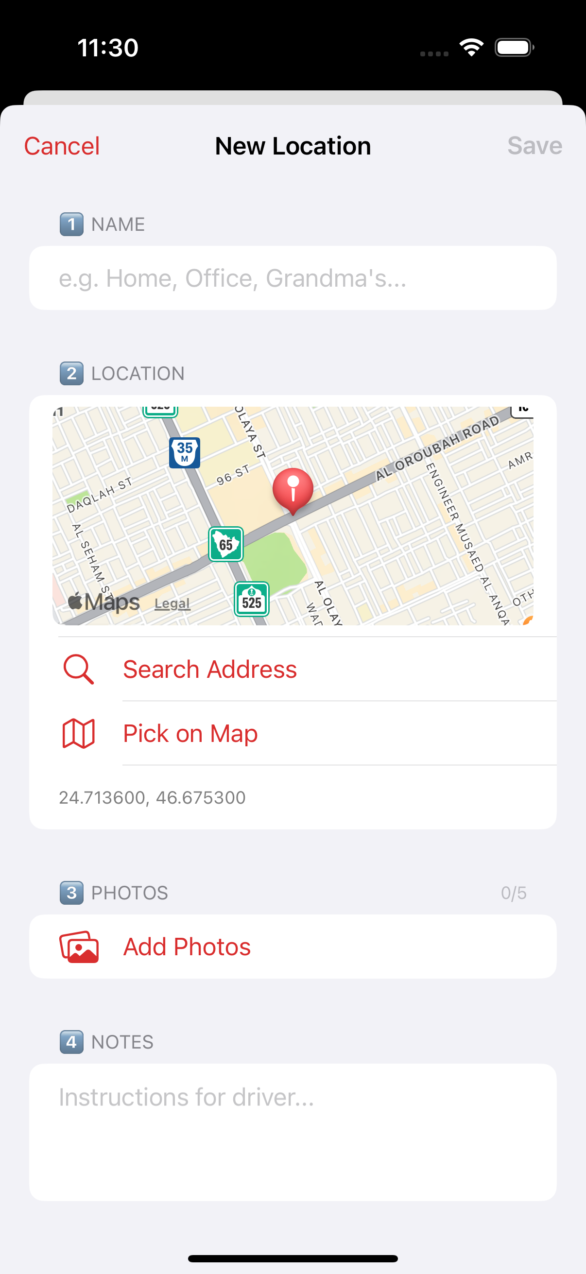 Add Location